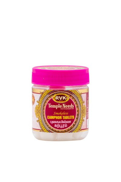Camphor Tablet Smokeless 50 gms -Bottle