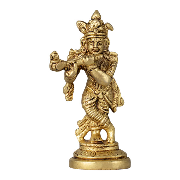 Krishnar  Brass Idol