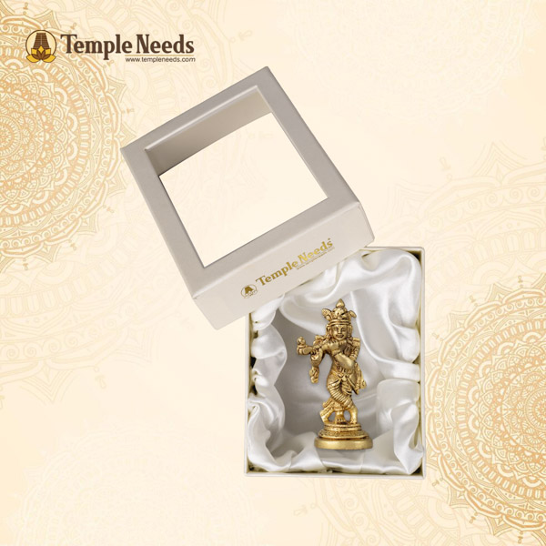 Krishnar  Brass Idol