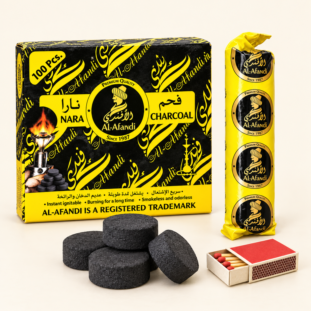 Charcoal & MatchBox