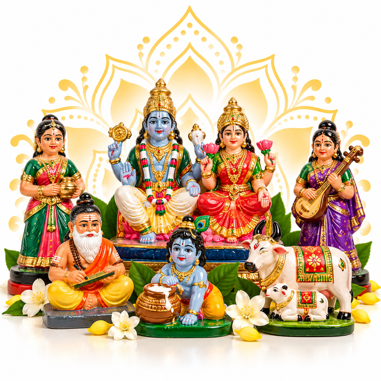 Clay Golu Bommai